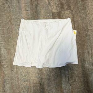 White Athletic Tennis Skort